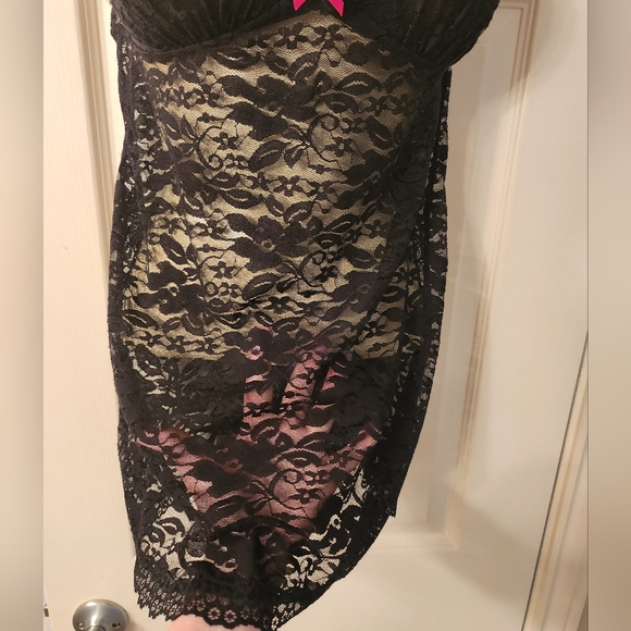 Black Lace Chemise Gilligan & O'Malley - Picture 8 of 14